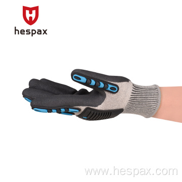 Hespax Anti-impact Gloves Anti Cut Level 5 TPR